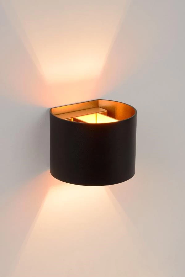 Lucide XIO - Lámpara de pared - LED Regul. - G9 - 1x3,5W 2700K - Ángulo de haz ajustable - Negro - detalle 1